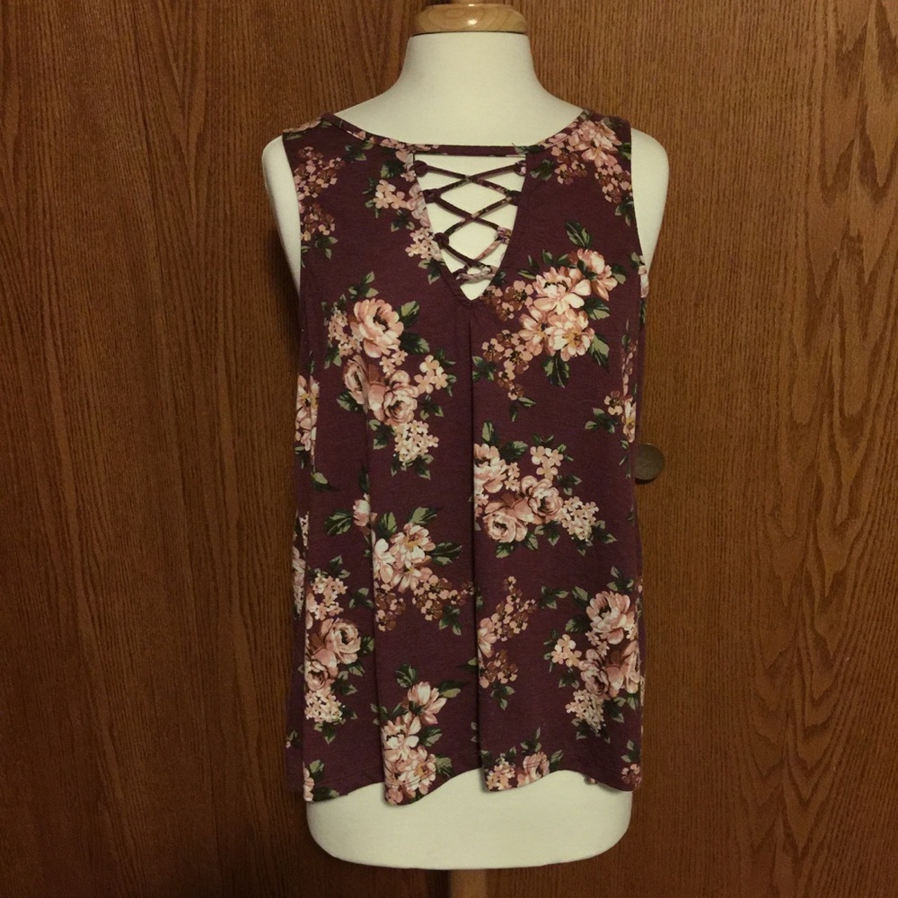 Maurices Floral Tank